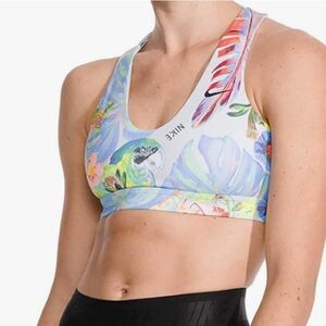 Nike Indy hyper femme Dri-fit Tropical print sports bra size L